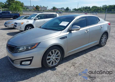 2015 Kia Optima Ex из США, поврежденный, VIN 5XXGN4A75FG360293